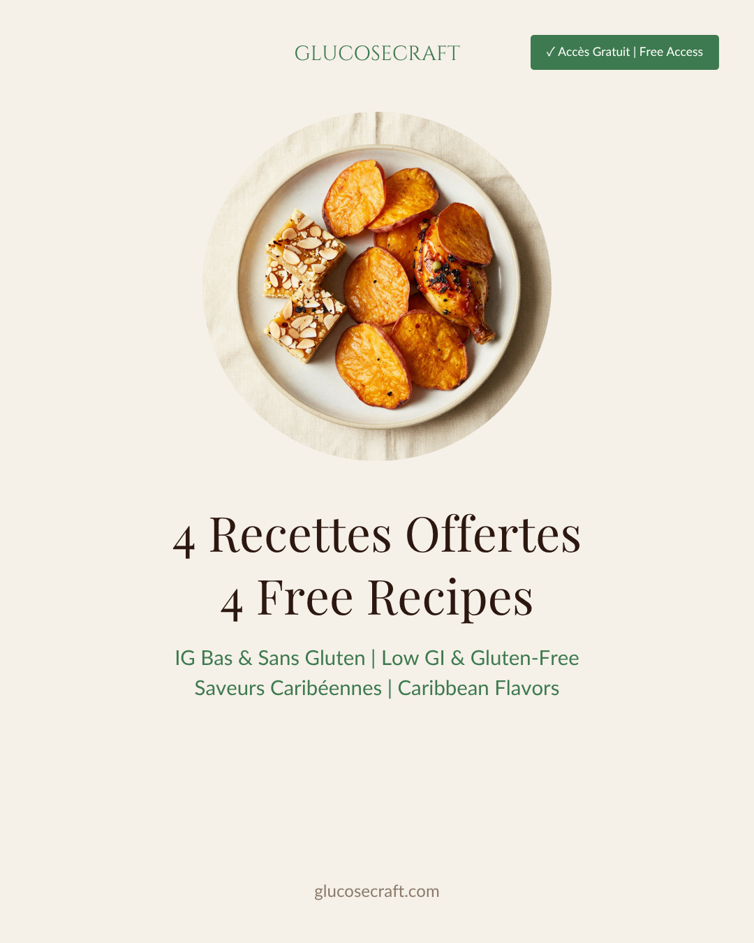 4 Recettes Offertes | 4 Free Recipes