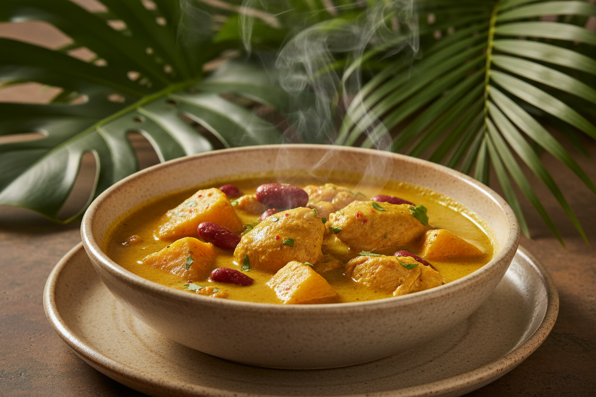 Colombo de poulet antillais